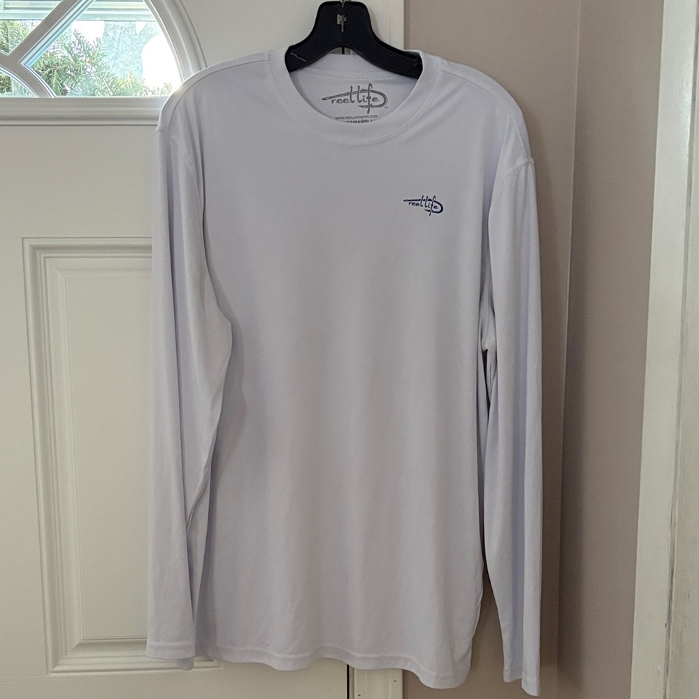 Tech Long Sleeve White Men's Shirt